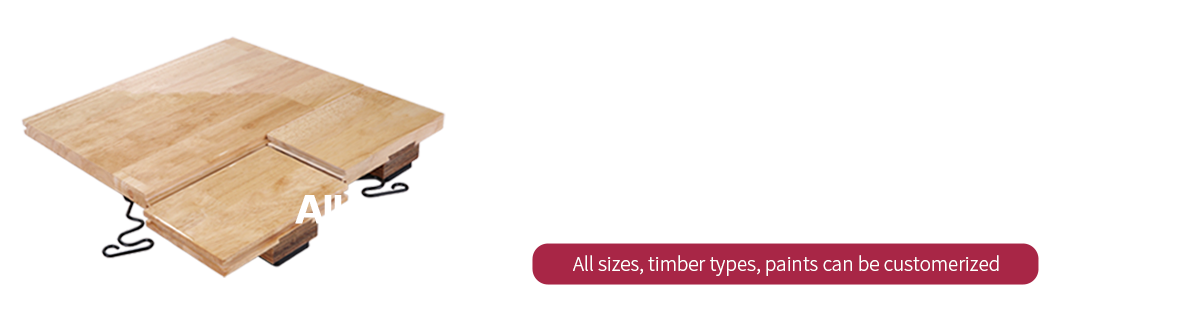 Maple sports floor