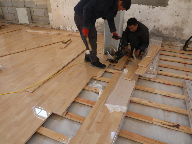 Xizhimen Indoor Stadium Sports Wood Floor Project