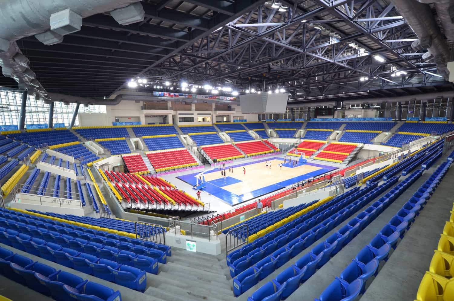 Beijing Sports University Basketball Court Wood Flooring Project