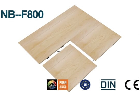 Abnehmbarer Sport holzboden